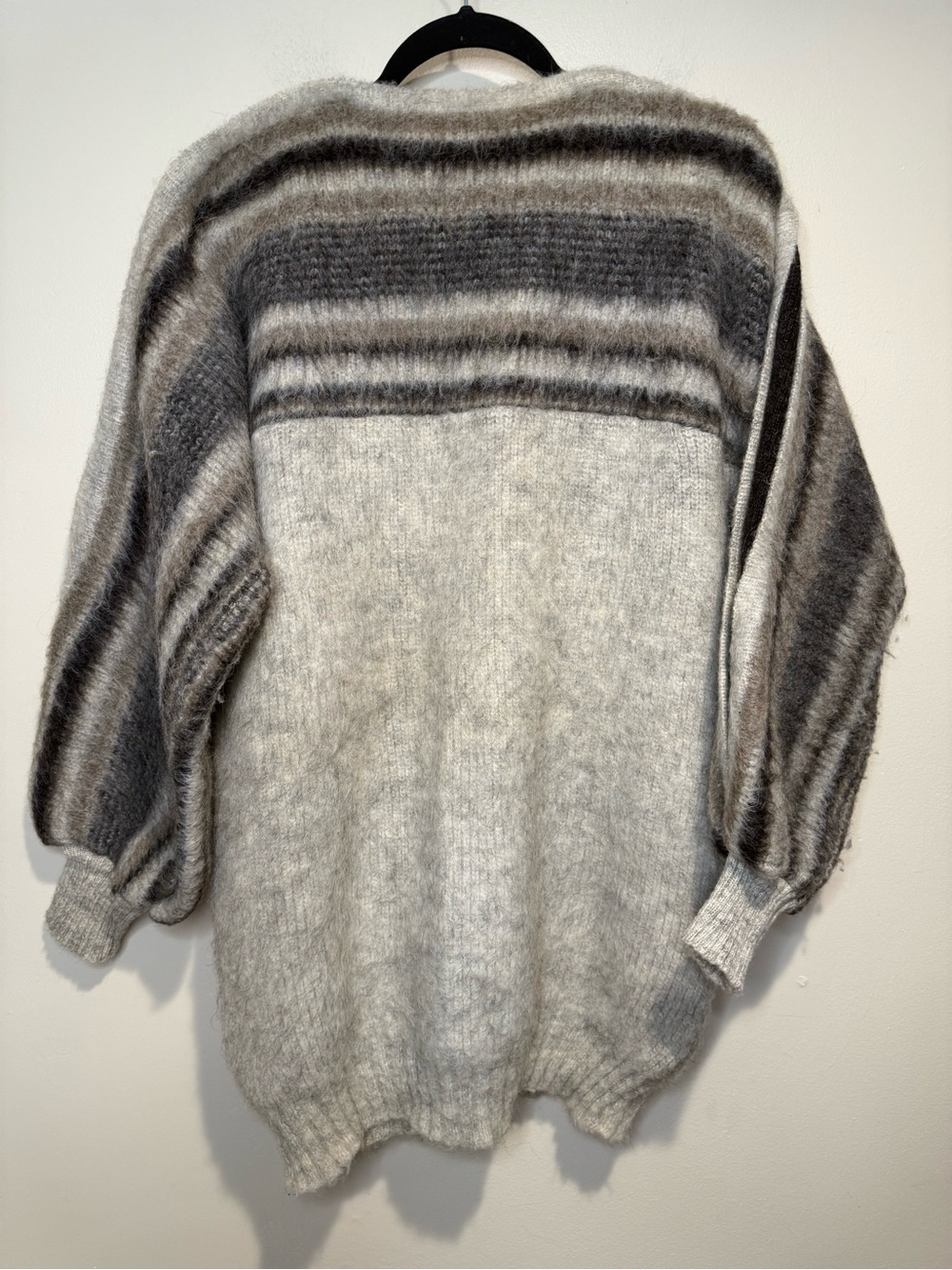Lord Jeff Mohair Icelandic Baggy Shag Cardigan vintage size large - Picture 3 of 6